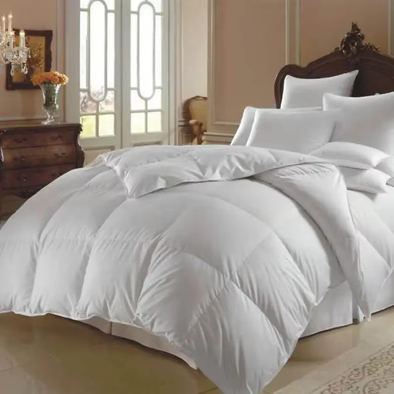 King/Double/Single Size 100% White Goose down Comforter for Autumn Winter Duvet Insert Blanket Filling Feather down Quilt Duvet